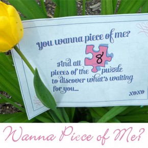 Wanna Piece of Me? Intimacy idea for the bedroom romance.