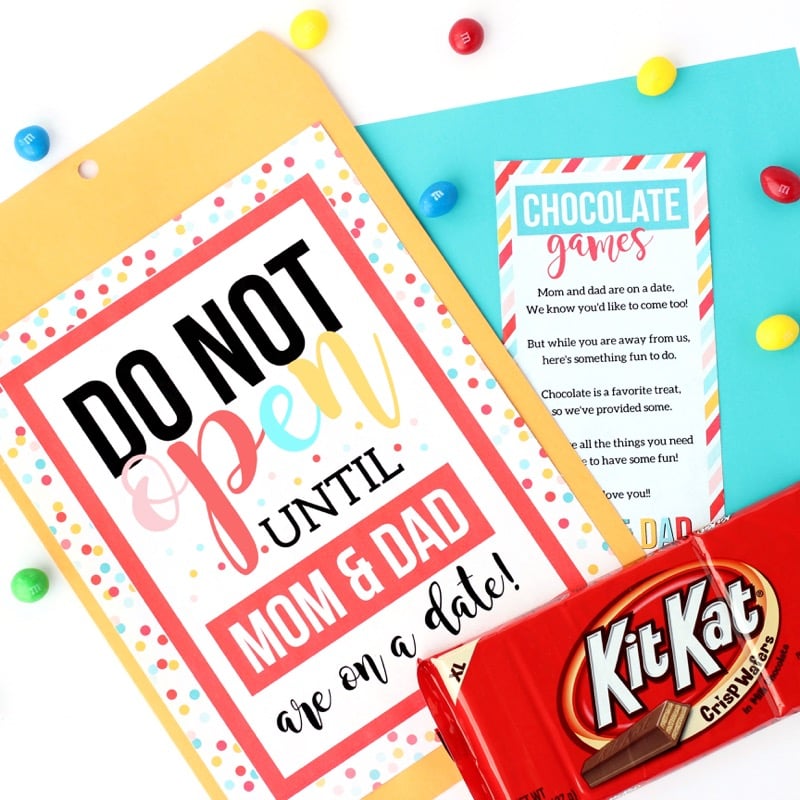  Kid Date Night  Envelope - 90