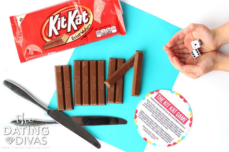 Kid Date Night Envelope Kit Kat Game