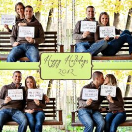 Signs for family photo