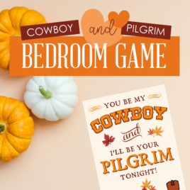 Cowboy and Pilgrim Bedroom Game Square