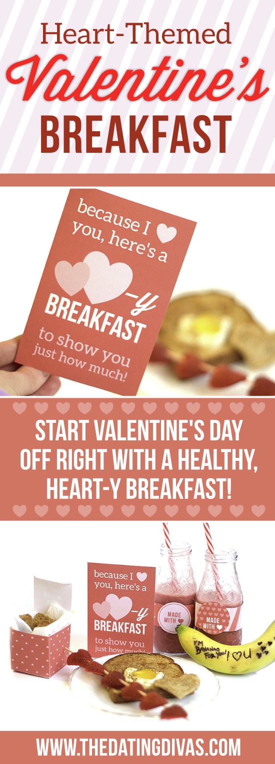 Heart-Themed Valentine's Day Breakfast