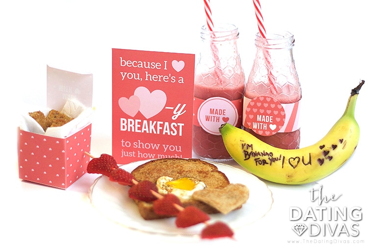 Valentine's Day Breakfast Set