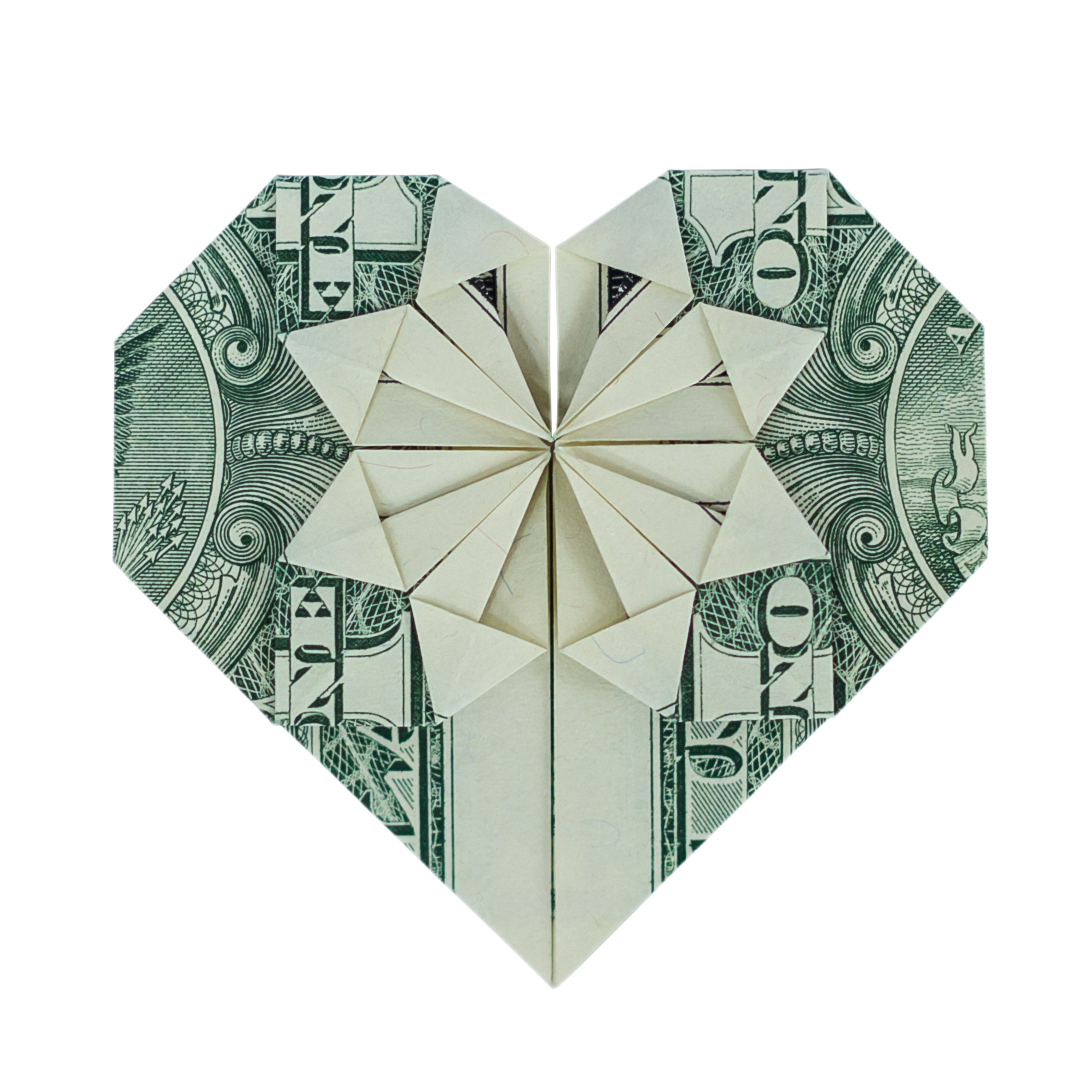 Step By Step Dollar Bill Origami Heart Jadwal Bus