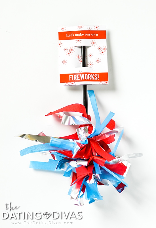 Fourth of July Sparkler Tag