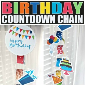 Birthday Countdown Chain