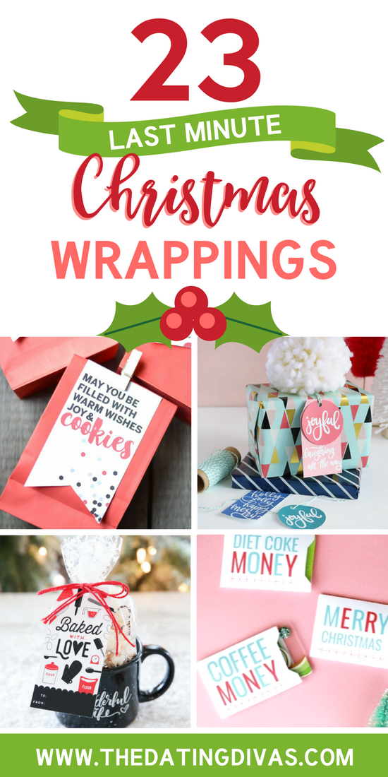 Last Minute Christmas Wrappings #lastminutechristmasgifts #lastminutegiftideas