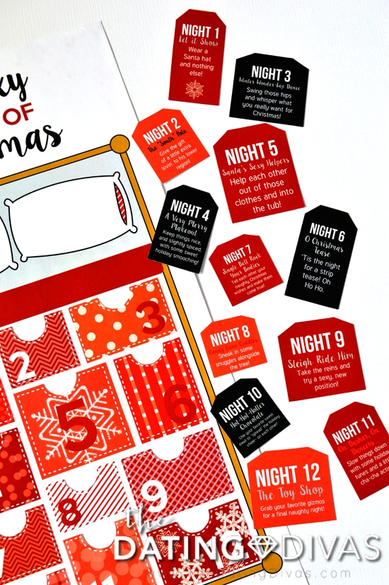 12 Sexy Nights of Christmas Inserts