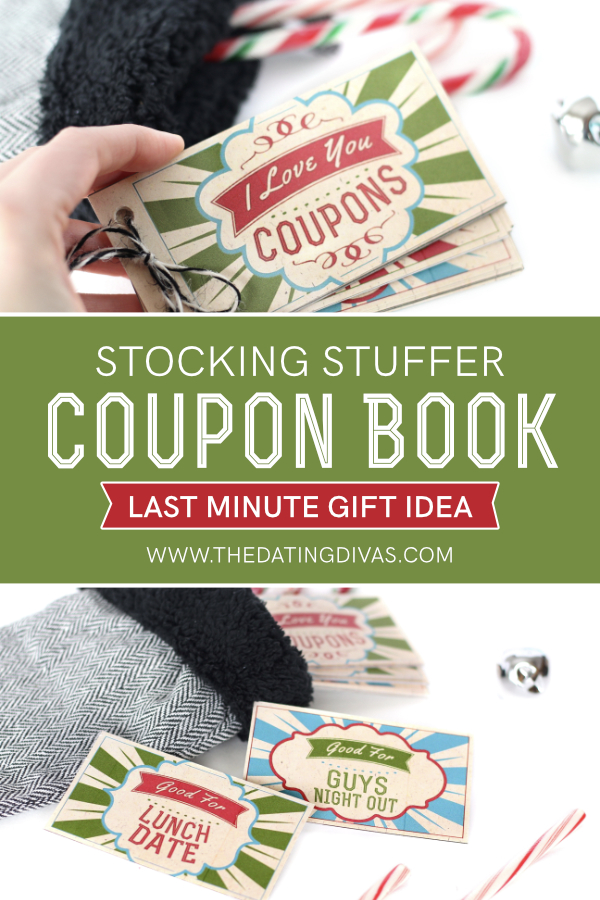 The Perfect Stocking Stuffer Coupons Gift Idea #ChristmasGiftIdea #TheDatingDivas #DIYCouponBook