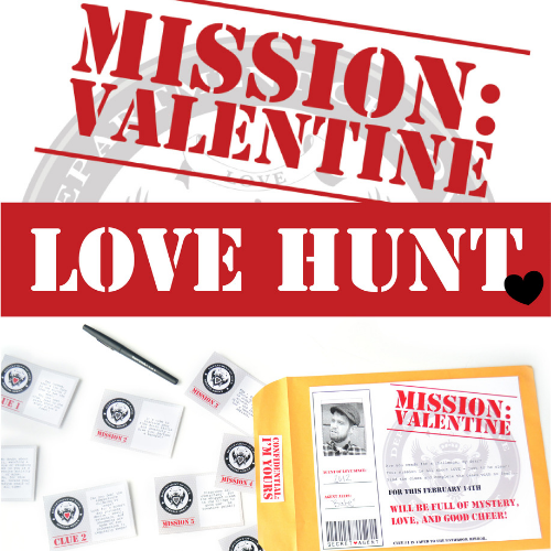 Mission Valentine Scavenger Hunt with Missions