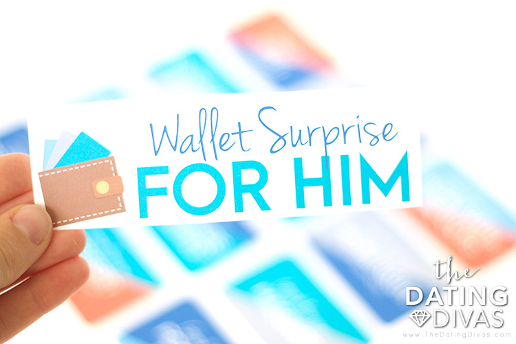 wallet surprise for him