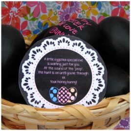 Chalkboard Message Eggs