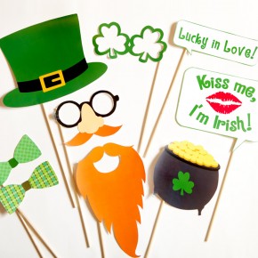 St. Patrick's Day Photo Booth Props