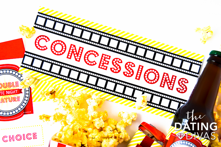 Double Feature Concessions Sign