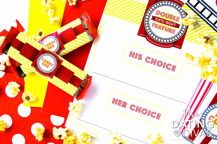 Double Feature Movie Choice Printable