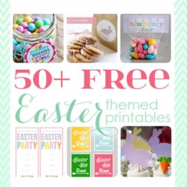 50+ FREE Easter Printables poster