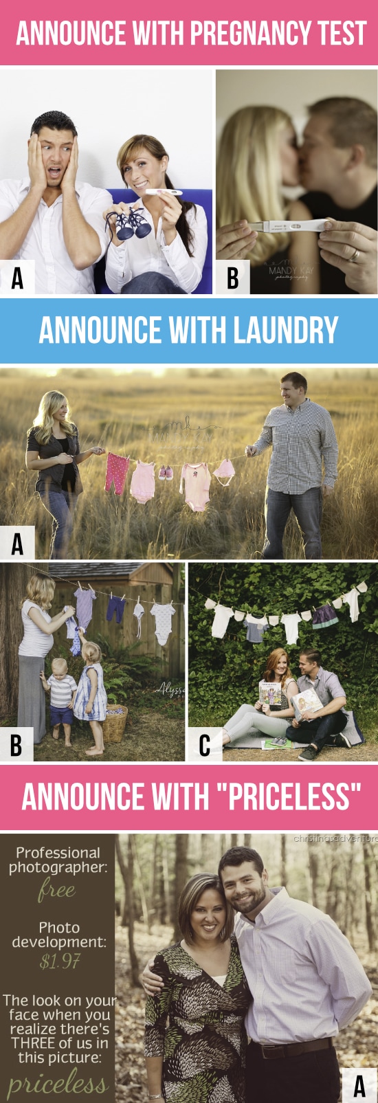 make your own pregnancy announcements online