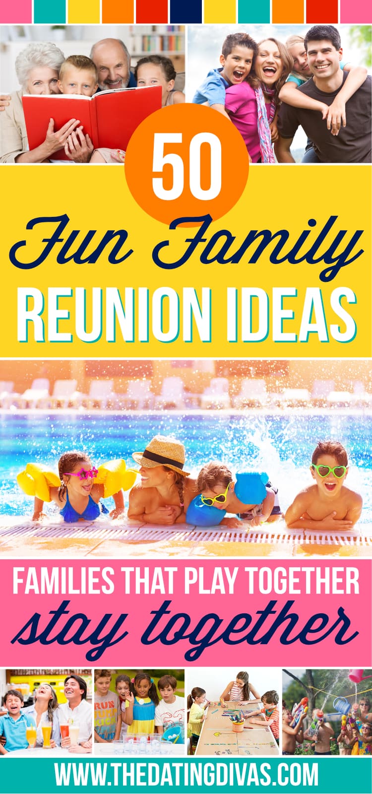 Fun family reunion ideas to make your family get together better than ever! #FamilyReunion #FamilyIsEverything #FamilyReunionGames