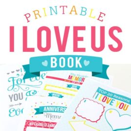 Printable I Love Us Book