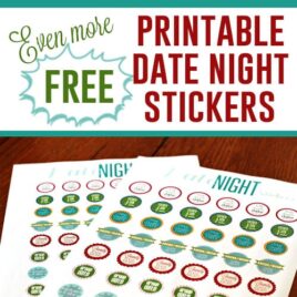 Printable Date Night Stickers
