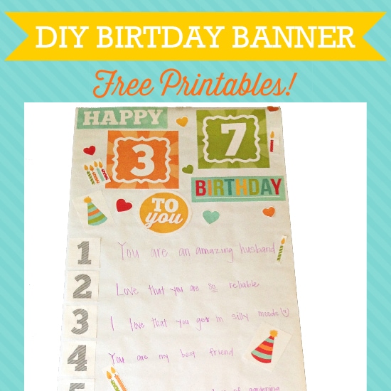DIY Birthday Banner - 29