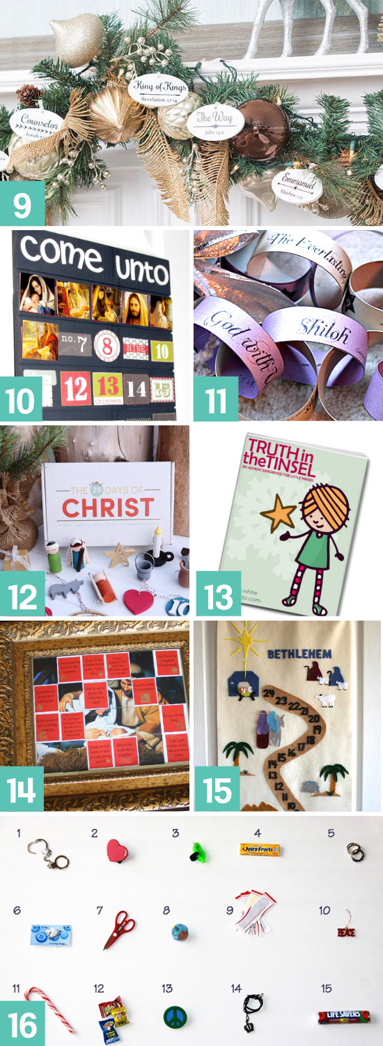 Help the kids remember the reason for the season with a Christ-Centered Christmas Countdown