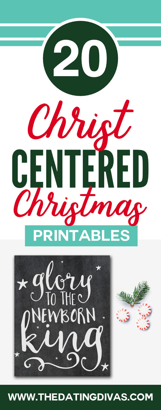 Christ-Centered Christmas Printables - An easy way to add some meaningful Christmas decor to your home