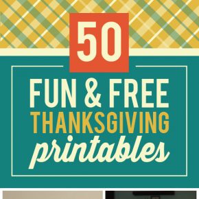 Free Thanksgiving Printables