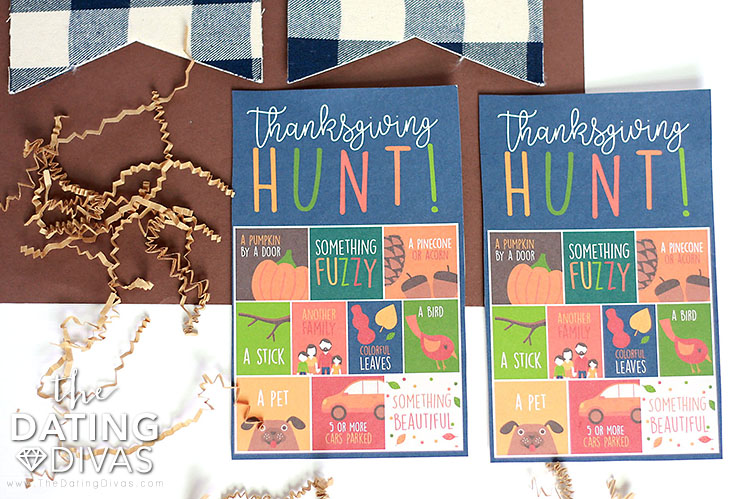 Thanksgiving Scavenger Hunt Activity