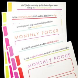 Complete set of printables for planning, finance, goal setting, meal planning, and more from thedatingdivas.com