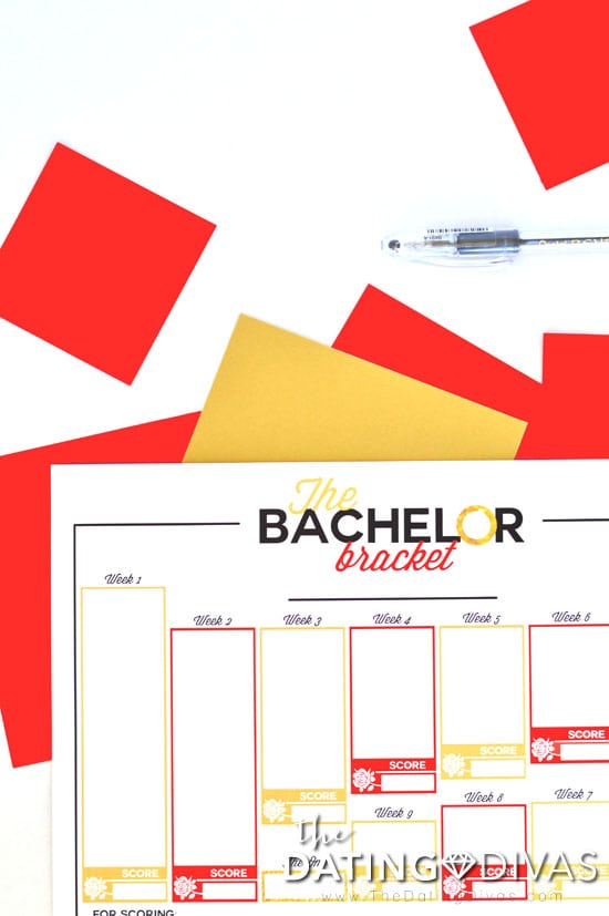 The Bachelor TV Show Bracket