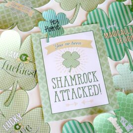 Shamrock Attack- free printables