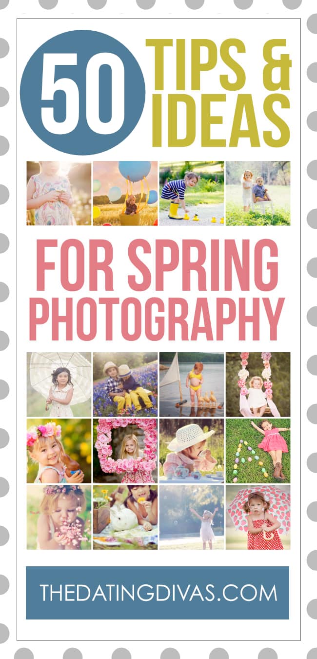 DARLING ideas for Easter photos! Totally doing some of these this year! #thedatingdivas #easterphotos #springphotography