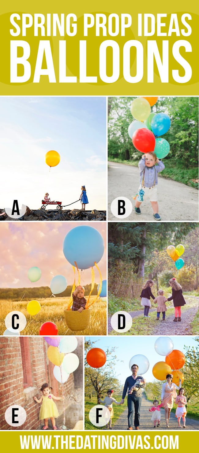 Spring Picture Ideas with Balloons