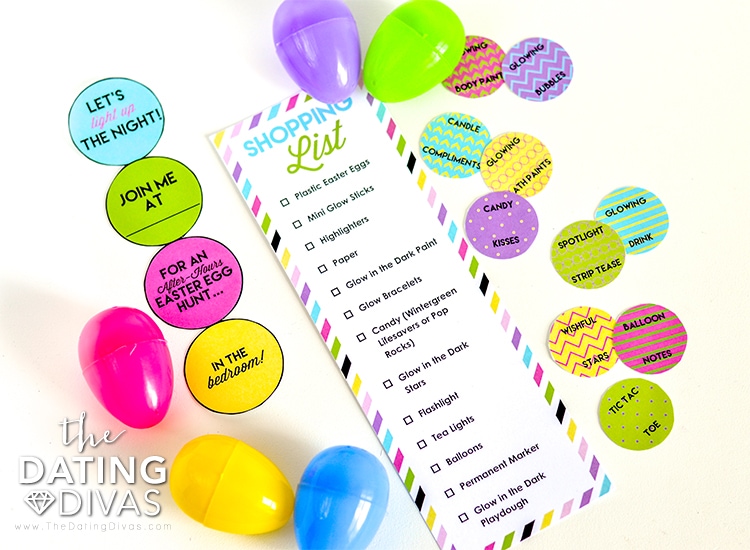 Intimate Easter Egg Hunt Shopping List and Fun Ideas