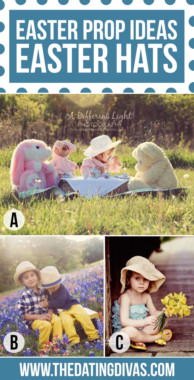 Easter Photos Using Easter Hats