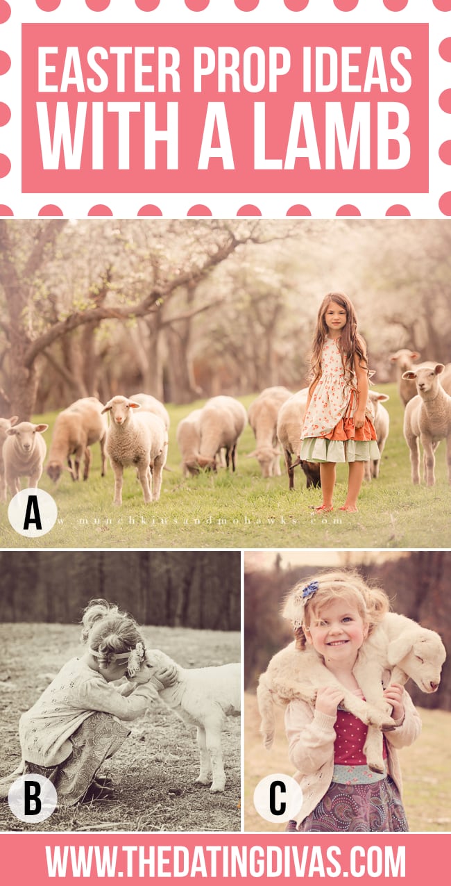 Easter Photos with Lamb