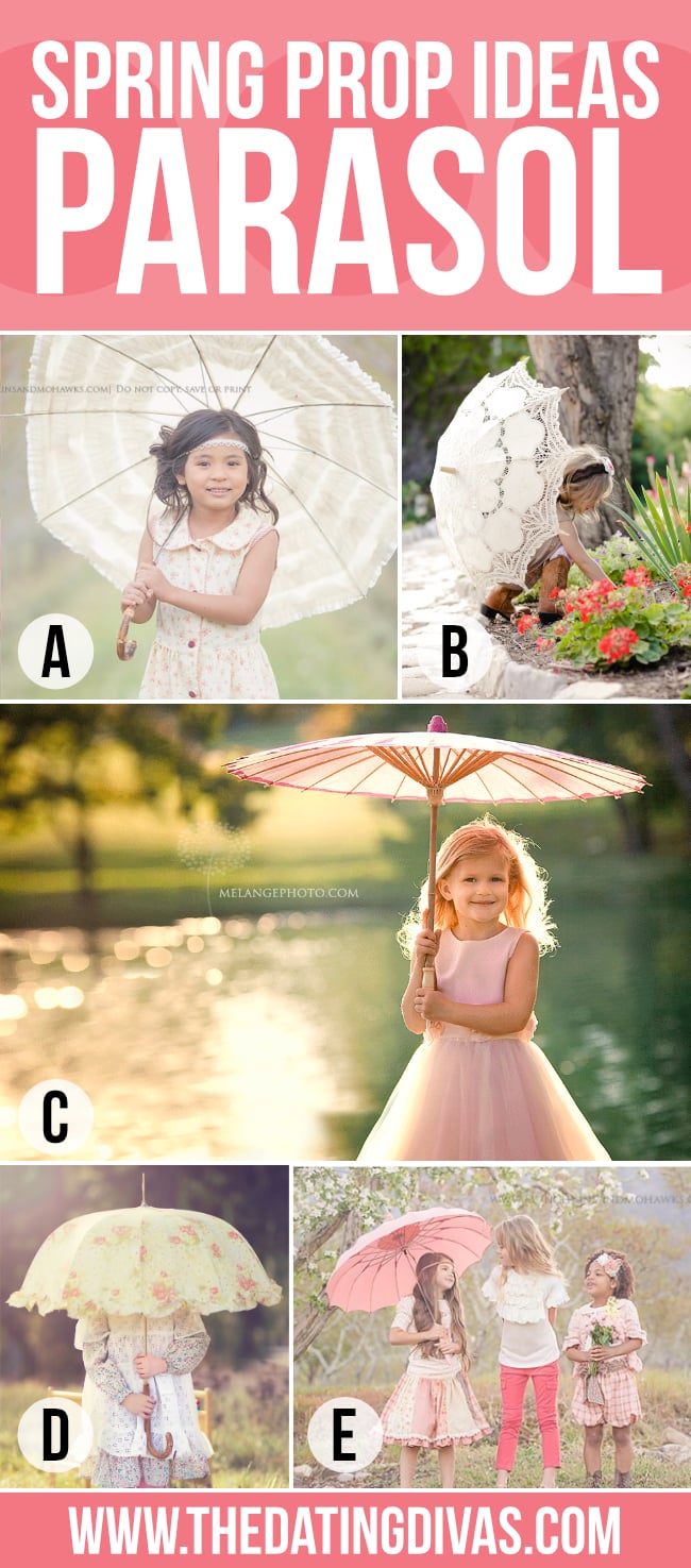 Cute Easter Pictures with Parasols