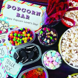 Popcorn Bar Treats & Ideas