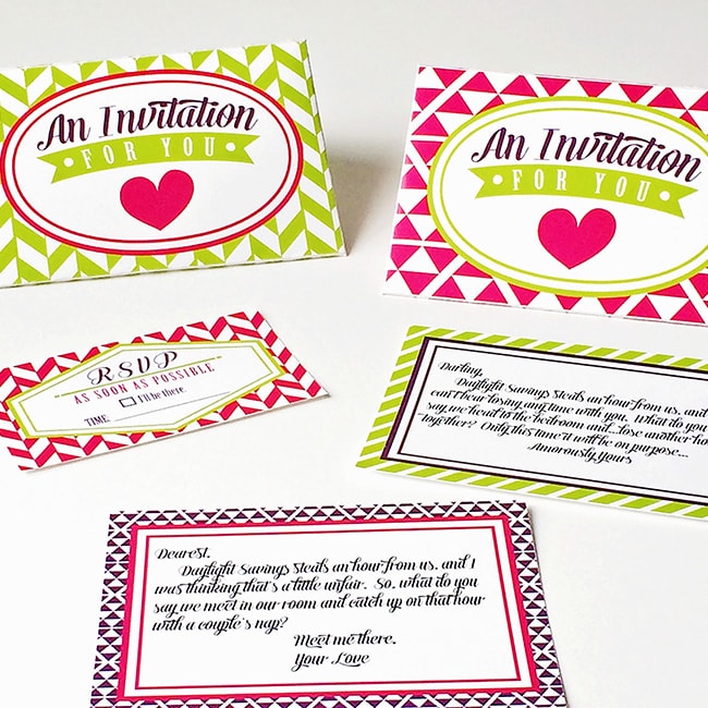 Spring Daylight Savings Invitations - 3