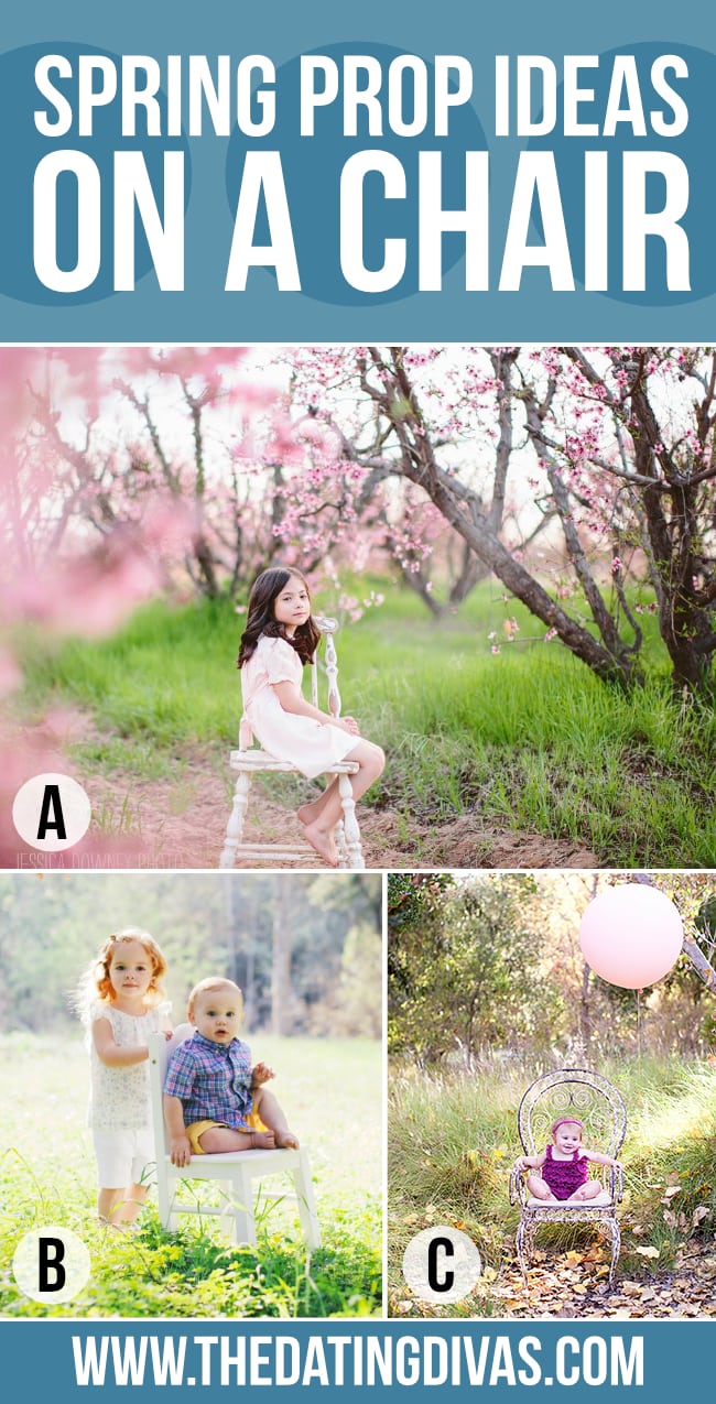 Easter Photos Using a Chair