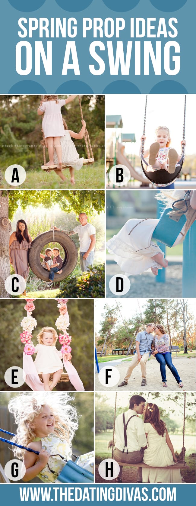 Easter Photos Using a Swing