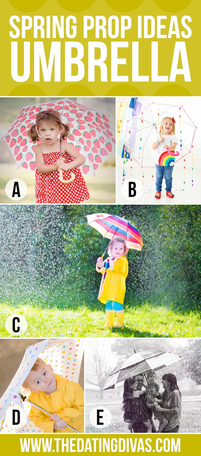 Umbrella Props for Easter Photos