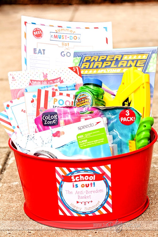 Schools Out Gift Basket