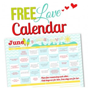 2015 June Love Calendar