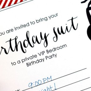 Bedroom Birthday Party