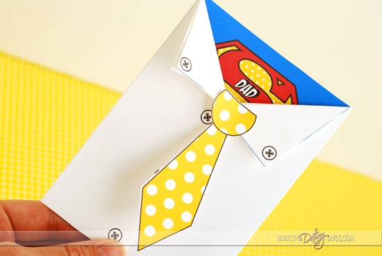 Superhero Father's Day Card 