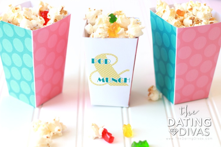 Backyard Movie Popcorn Boxes