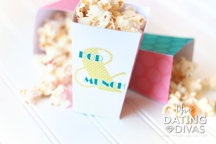 Backyard Movie Popcorn Snack Boxes