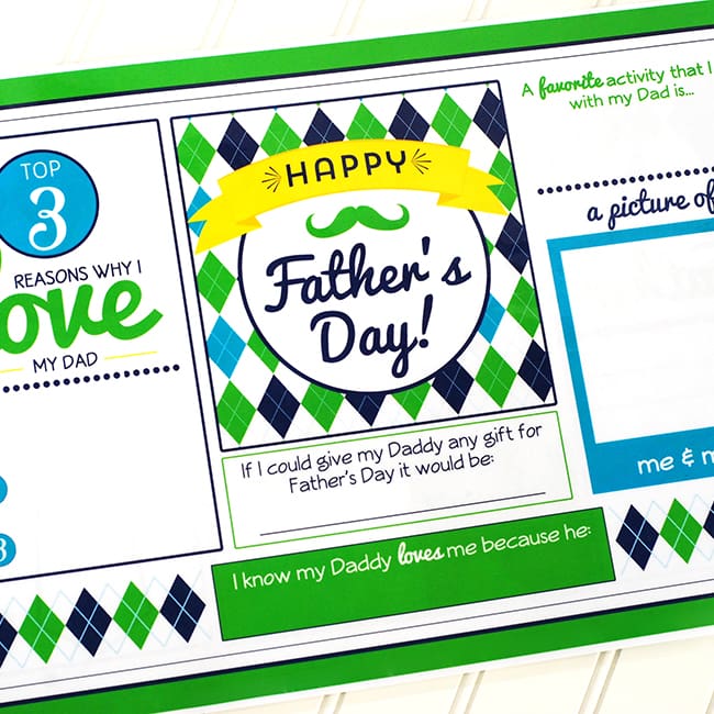 Father s Day Placemat - 45